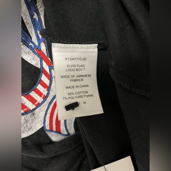 R13 Elvis Flag Boy Tee. Size medium. - Picture 8 of 12